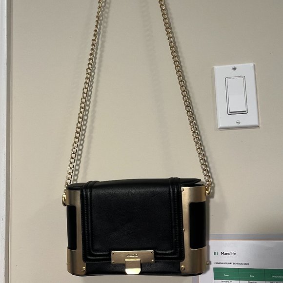 Aldo handbag with metal sling - Picture 1 of 4